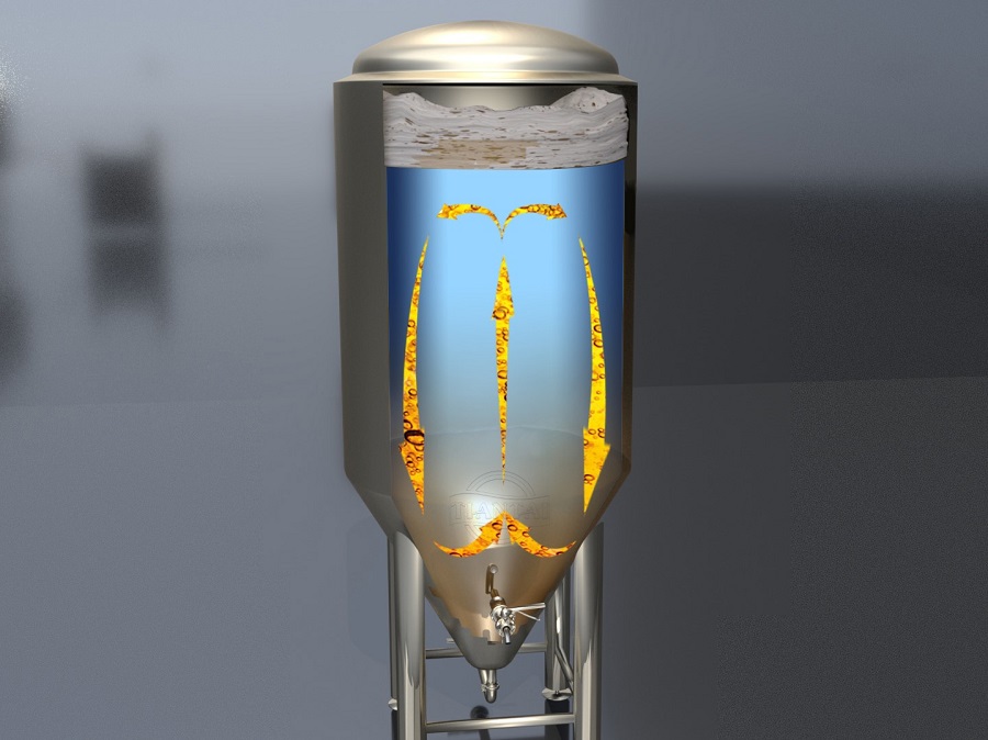 啤酒發(fā)酵工藝 天泰啤酒發(fā)酵罐